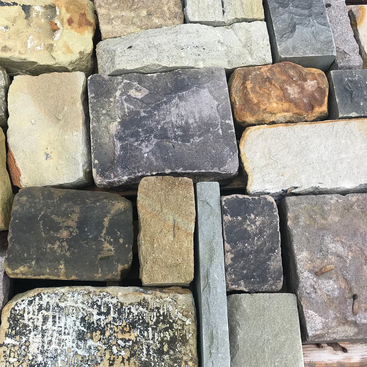 Limestone wall material